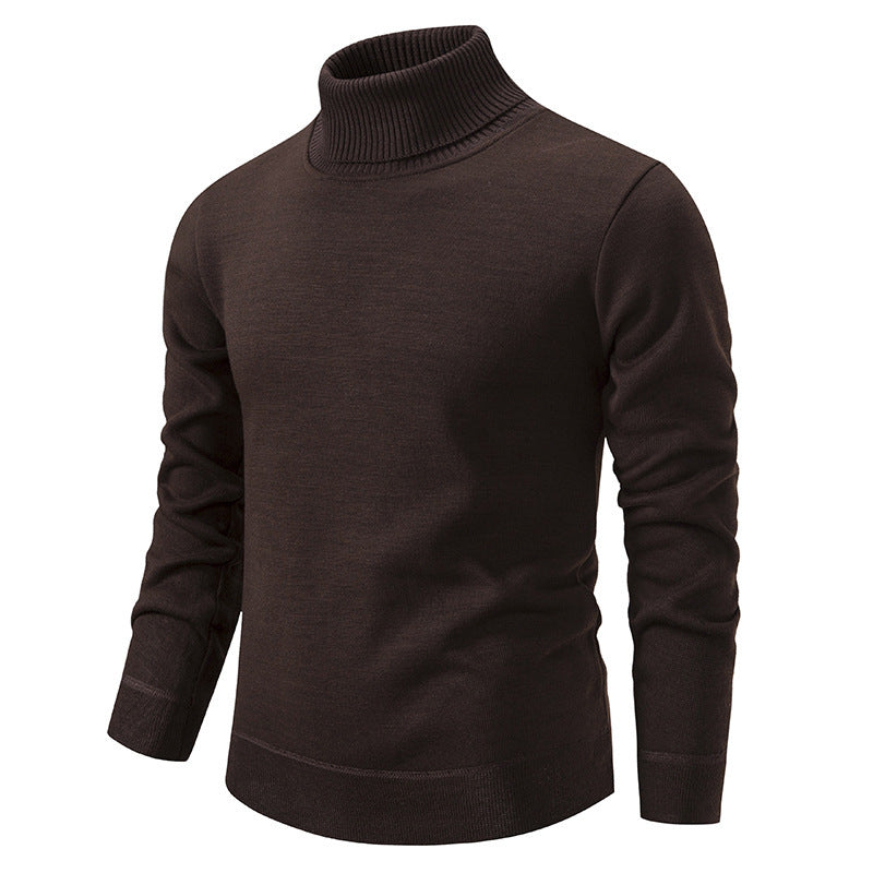 Herren schicker Rollkragenpullover aus hochwertiger Baumwolle Echoarchiv