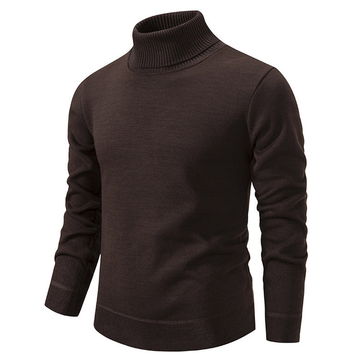 Herren schicker Rollkragenpullover aus hochwertiger Baumwolle Echoarchiv