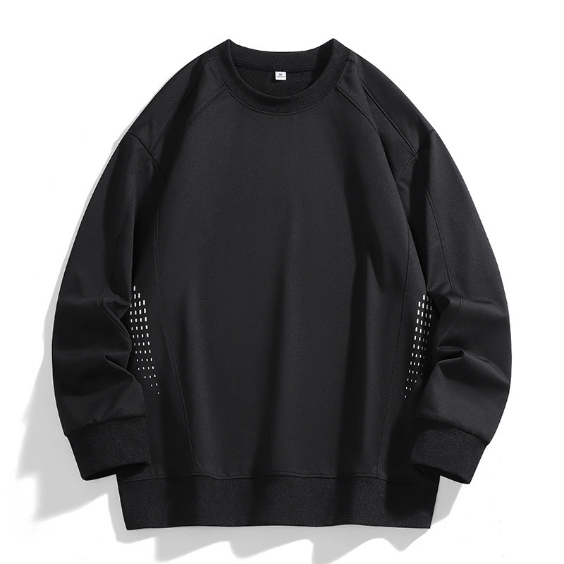 Leichte Herren-Performance-Sweatshirt mit Raglanärmel und seitlicher Belüftung – Marzano