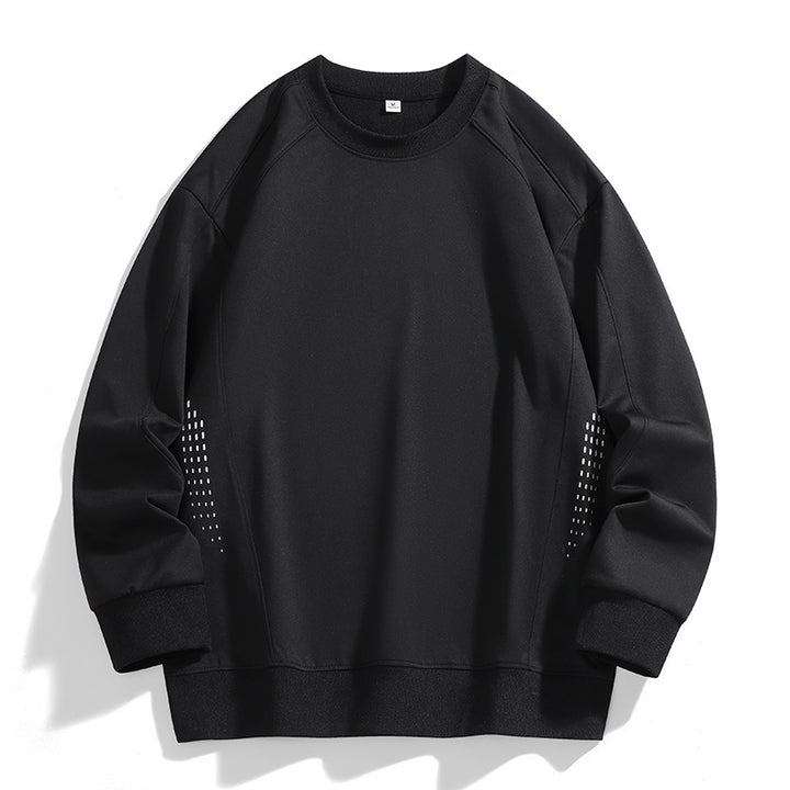 Leichte Herren-Performance-Sweatshirt mit Raglanärmel und seitlicher Belüftung – Marzano