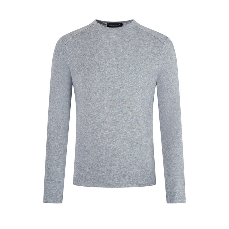 Herren Feinstrick-Pullover mit Rundhalsausschnitt aus Merinowolle Echoarchiv