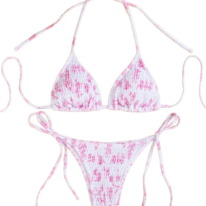 Damen Triangel-Bikini mit verspieltem Rüschendesign Echo Archiv