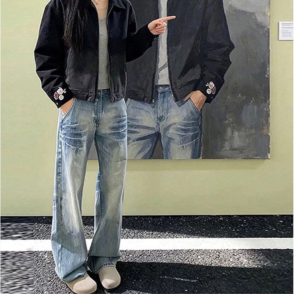 Damen Lässige Overshirt-Jacke Echoarchiv