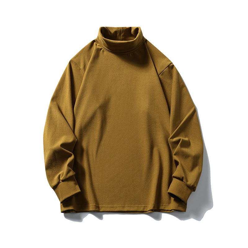 Unisex Oversize-Halbrollkragenpullover aus feinem Jersey mit Raglanärmeln und gerippten Bündchen Echo Archiv