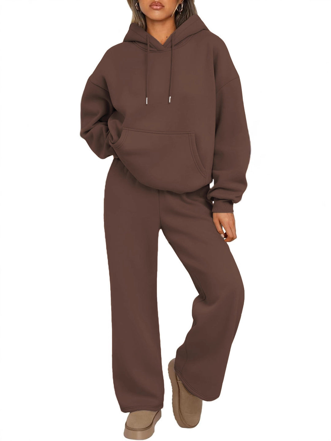 Unisex minimalistischer Kapuzenpullover aus French-Terry mit flachem Kordelzug und verstärkter Nackenpasse Echo Archiv