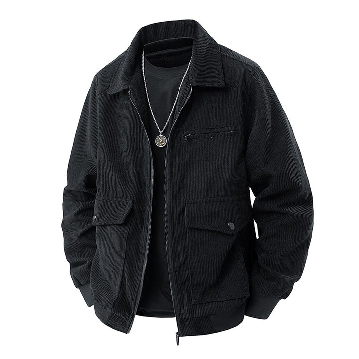 Herren Modische Cordjacke mit praktischen Taschen Echo Archiv