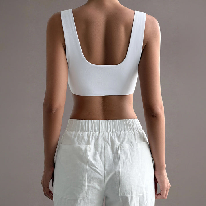 Damen Sport-Bustier mit bequemen breiten Trägern und elastischem Schnitt Echo Archiv