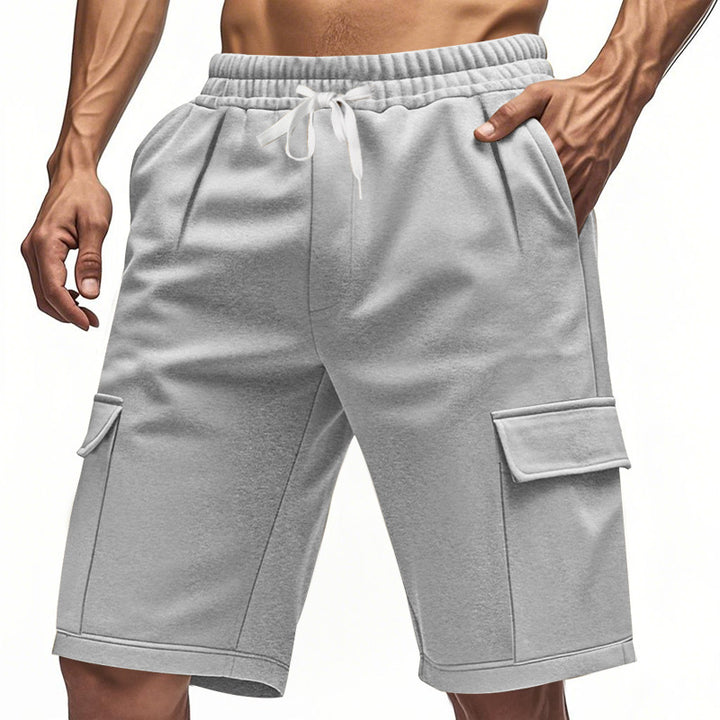 Herren lässige Cargo-Shorts mit praktischen Seitentaschen und elastischem Bund Echoarchiv