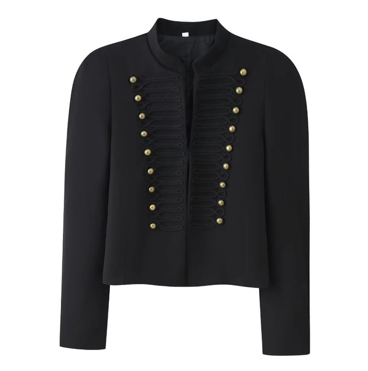 Damen Kurzjacke im hussareninspirierten Design mit Stehkragen und Zierkordeln Echo Archiv