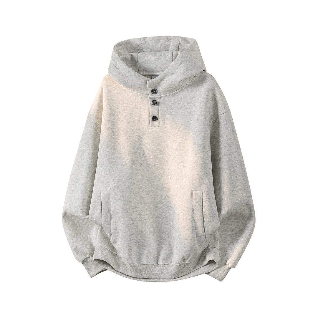 Unisex Oversize Kapuzenpullover mit handschriftlichem Grafik-Print, Kängurutasche & geripptem Saum Echoarchiv