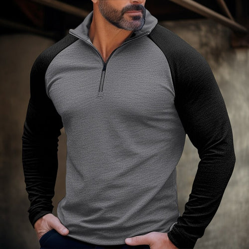 Herren Sportlicher Zip-Hoodie Echoarchiv