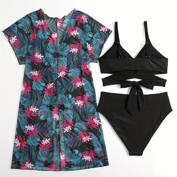 Damen Wickelkleid und Bikini-Set Echo Archiv