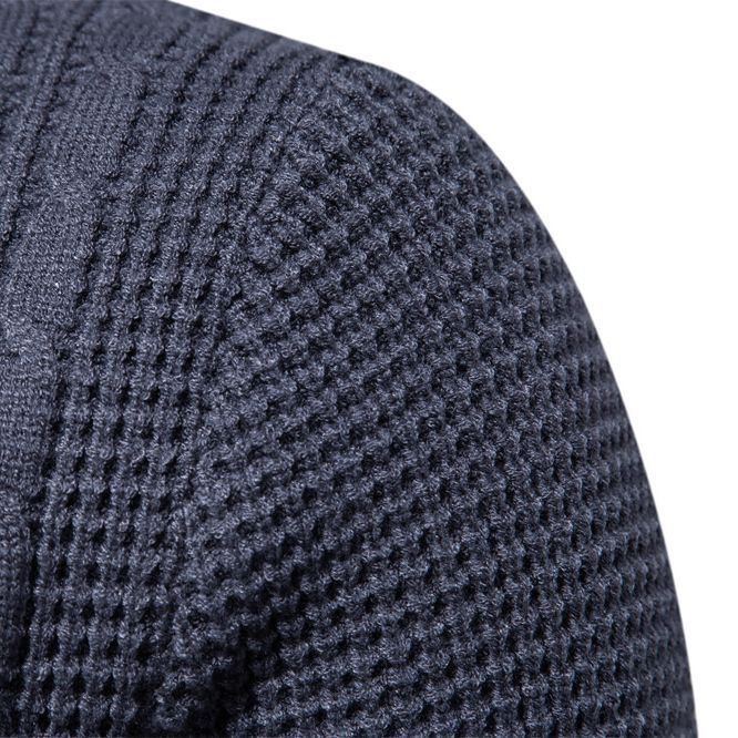 Herren Strickpullover mit modernem Strukturdesign Echoarchiv