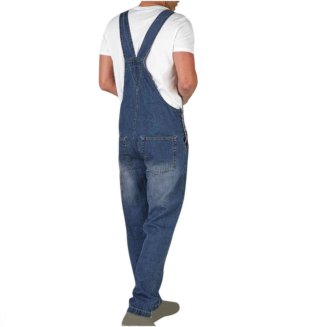 Herren JEchoarchivns Latzhose mit Taschen und verstellbaren Trägern