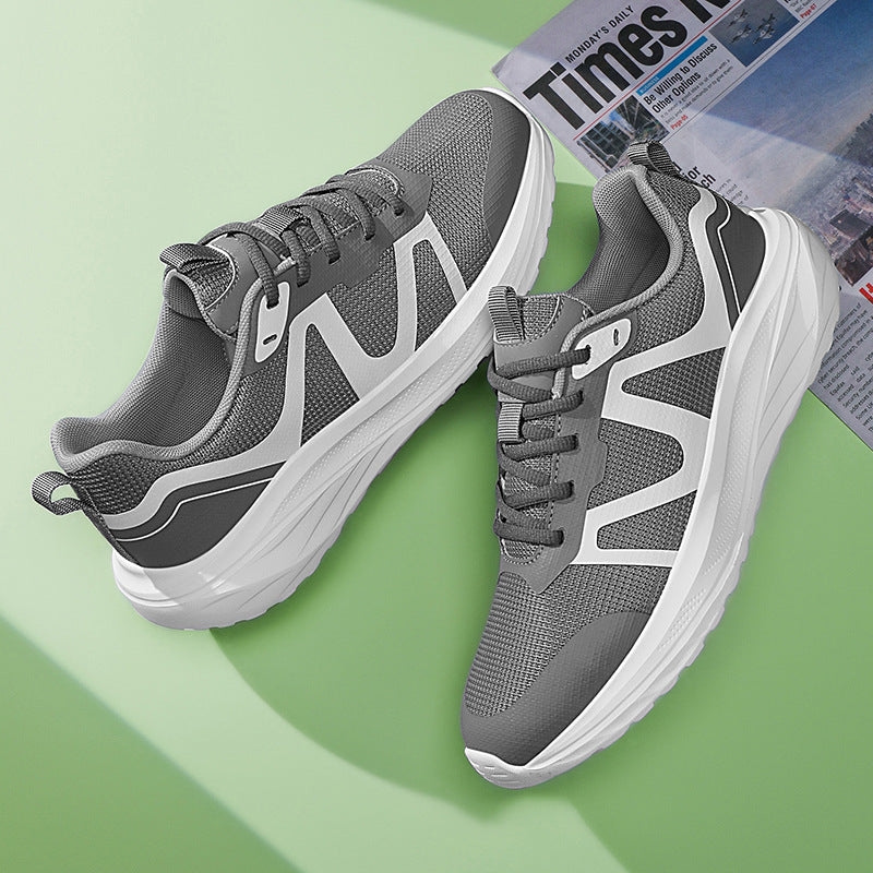 Unisex leichte Mesh‑Walking‑Sneaker mit ergonomischer Wellen‑Zwischensohle und rutschfester Laufsohle – Norré