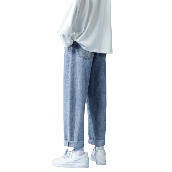 Unisex Weit geschnittene Denim-Hose Echoarchiv
