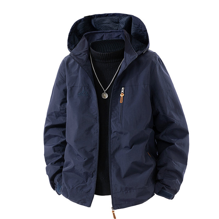 Herren Outdoor-Jacke mit Kapuze und praktischen Taschen Echo Archiv