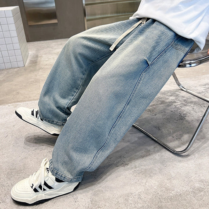 Unisex baggy Jeans mit kreativen Applikationen Echo Archiv