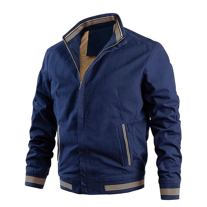 Herren Freizeit-Bomberjacke mit Thermofutter und gerippten Kontrastbündchen Echoarchiv