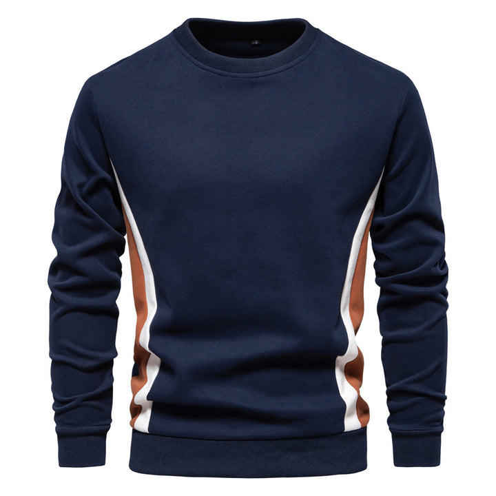 Herren Freizeit-Sweatshirt mit modernem Farbblockdesign Echoarchiv