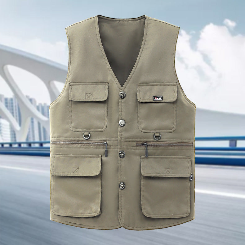 Herren multifunktionale Outdoor-Weste Echoarchiv