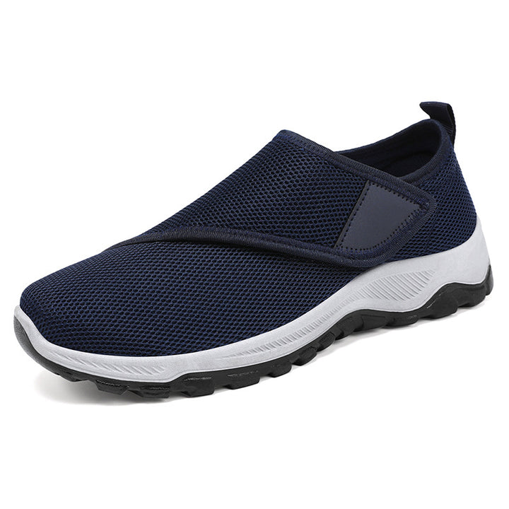 Damen nan atmungsaktive Slip-On Sneaker mit Klettverschluss und gedämpfter EVA-Zwischensohle Echo Archiv