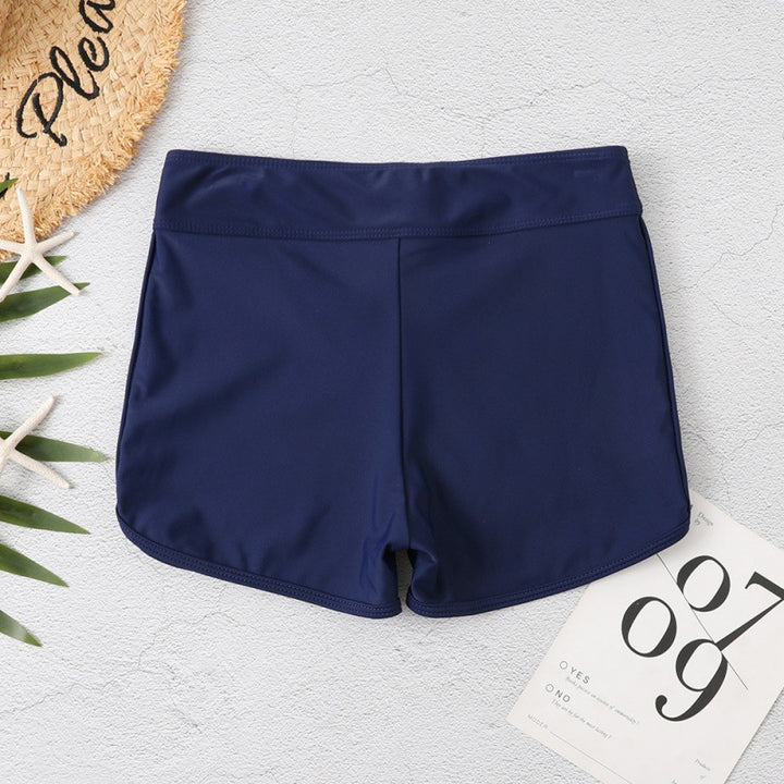 Damen Schwimmshorts mit hohem Bund und sportlichem Schnitt Echo Archiv