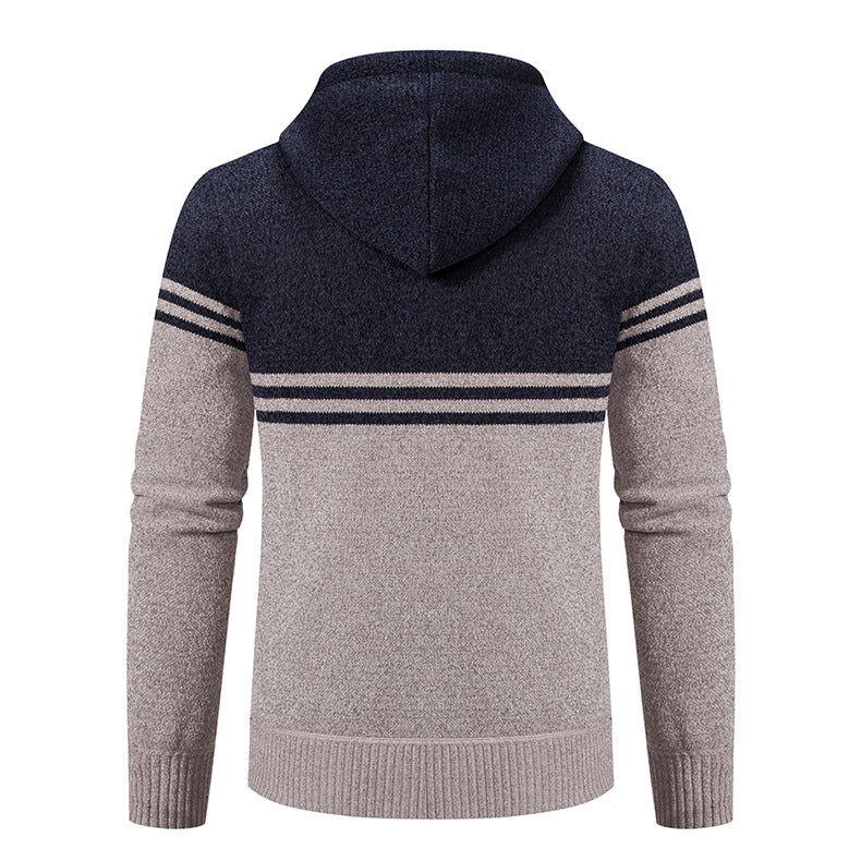 Herren modische Kapuzenjacke mit strukturiertem Design und Funktionen Echoarchiv
