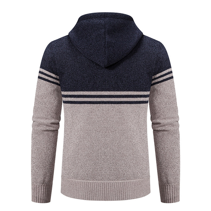 Herren modische Kapuzenjacke mit strukturiertem Design und Funktionen Echoarchiv
