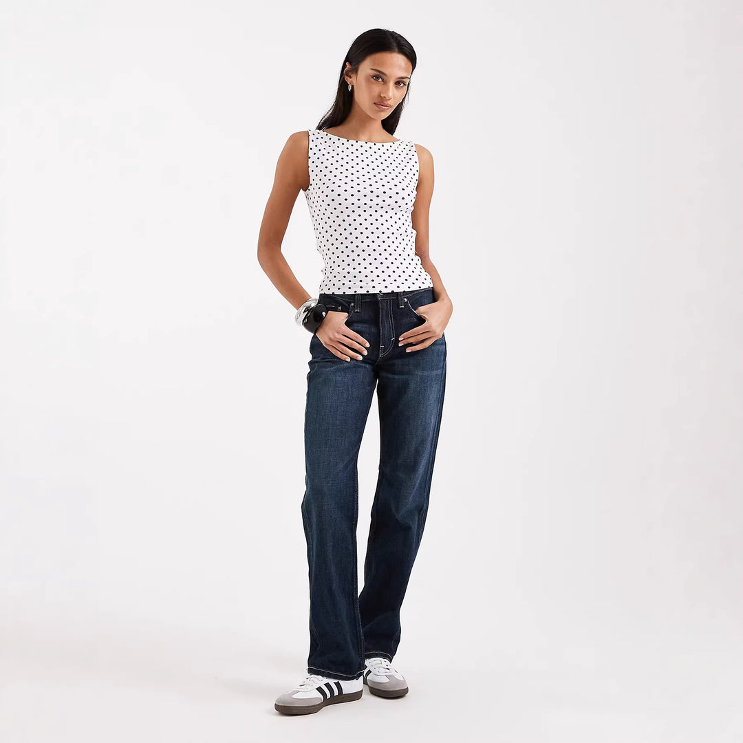 Damen Trägershirt mit verspieltem Polka-Dots-Muster Echo Archiv