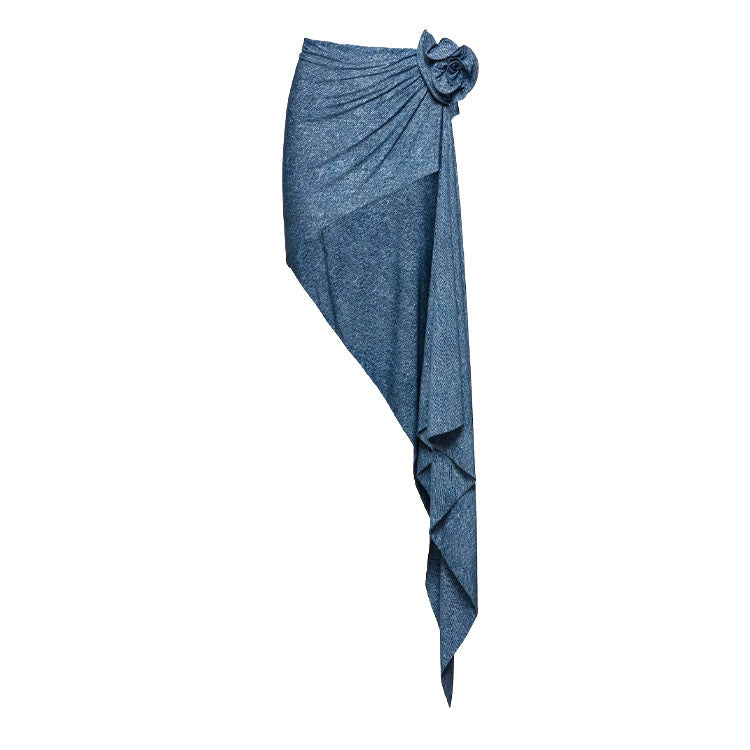 Damen Bikiniset mit eleganten Rüschen und stilvollem Überrock Echo Archiv