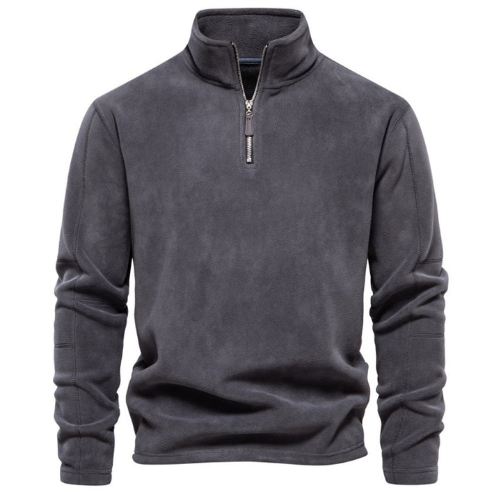 Herren Mikrofleece Pullover mit halbem Reißverschluss Echoarchiv