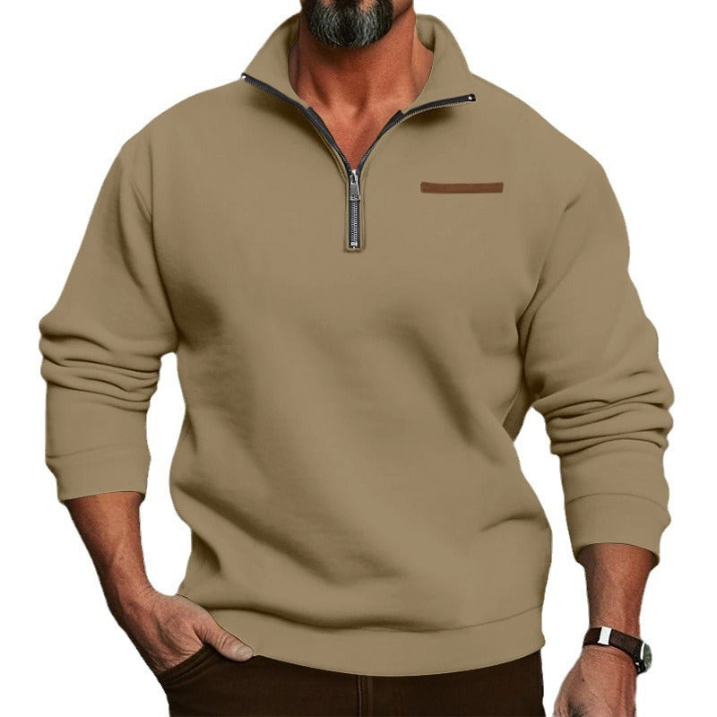 Herren Fleece Sweatshirt mit Reißverschluss Echoarchiv
