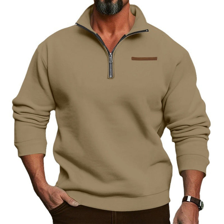 Herren Fleece Sweatshirt mit Reißverschluss Echoarchiv