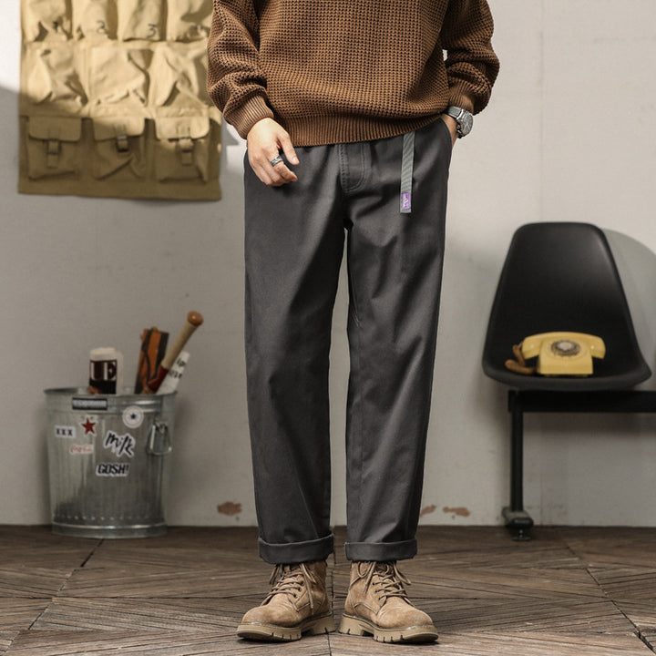Herren lockere Outdoor-Hose mit verstellbarem Bund und funktionalen Taschen Echoarchiv
