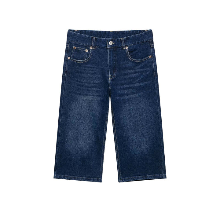 Damen Weite Cropped-Denim-Culotte im 5-Pocket-Design Echo Archiv