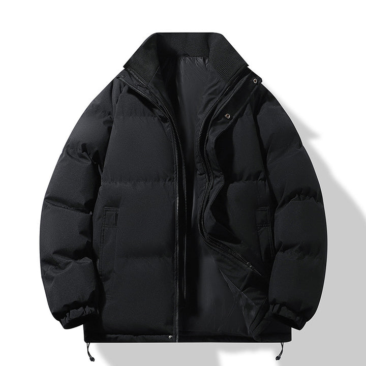 Herren Modische Thermo‑Wattierte Kurzjacke im Boxy‑Schnitt mit Rippenkragen Echo Archiv