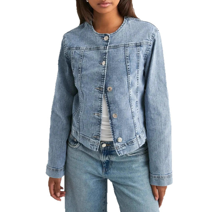 Damen zeitlose Denim-Jacke im modernen Schnitt Echo Archiv