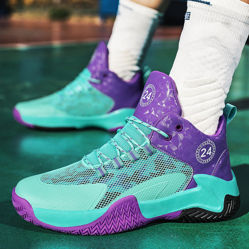 Herren High-Top Basketball-Sneaker mit verstärkter Zehenkappe, stabiler Fersenstütze und multidirektionaler Traktionssohle Echo Archiv