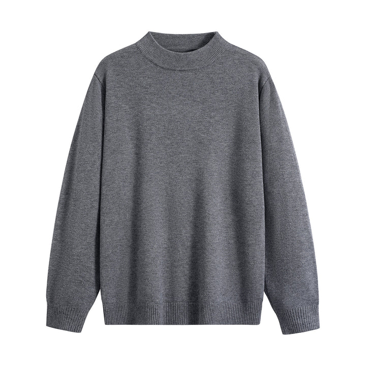 Unisex Oversize Rundhals-Pullover aus schwerer Baumwollmischung mit gerippten Bündchen Echoarchiv