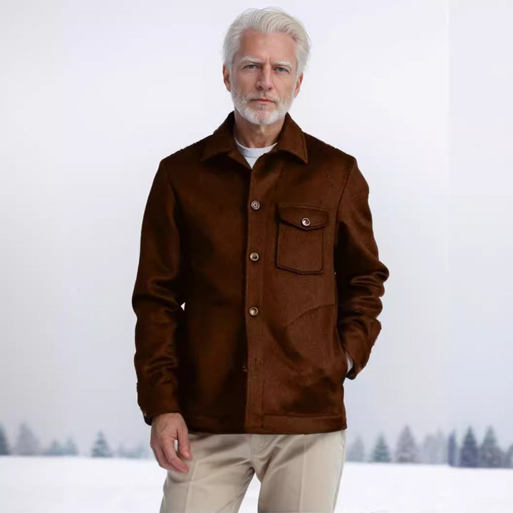Herren Wolljacke im stilvollen Vintage-Look Echoarchiv