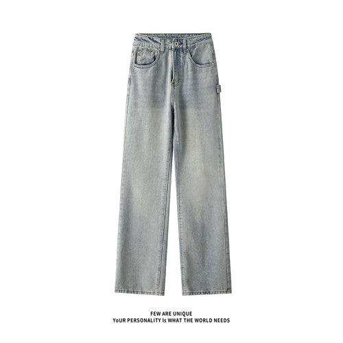 Herren Weitgeschnittene Jeans mit hohem Bund und praktischen Taschen Echoarchiv