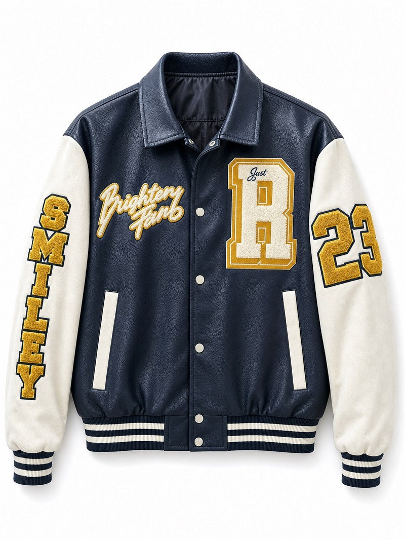 Herren Modische Collegejacke Echo Archiv