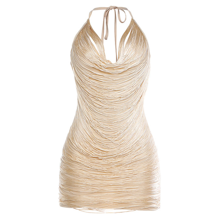 Damen elegantes Strandkleid mit raffinierten Drapierungsdetails Echo Archiv