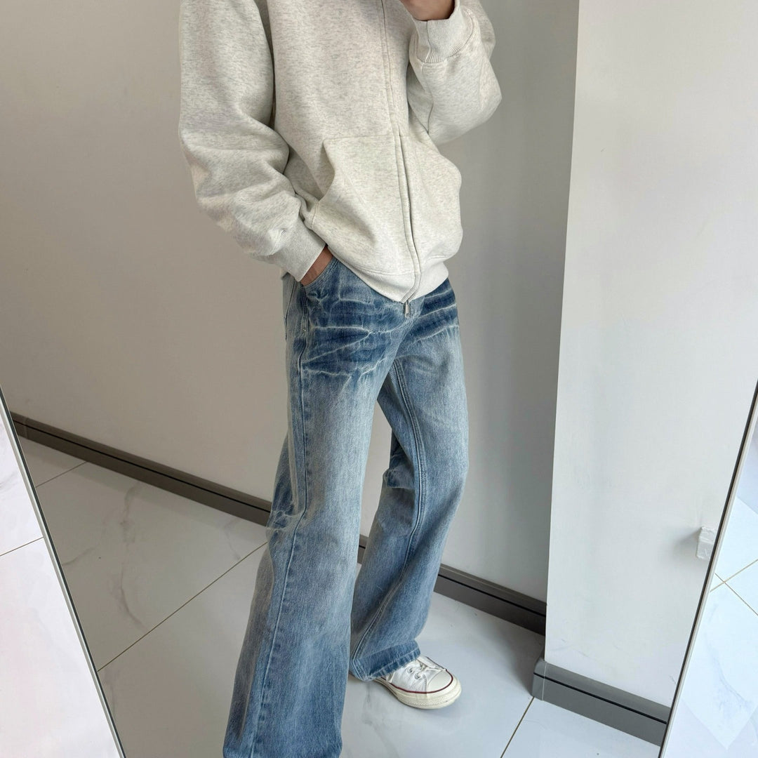 Damen Modische Weitgeschnittene Jeans Echoarchiv