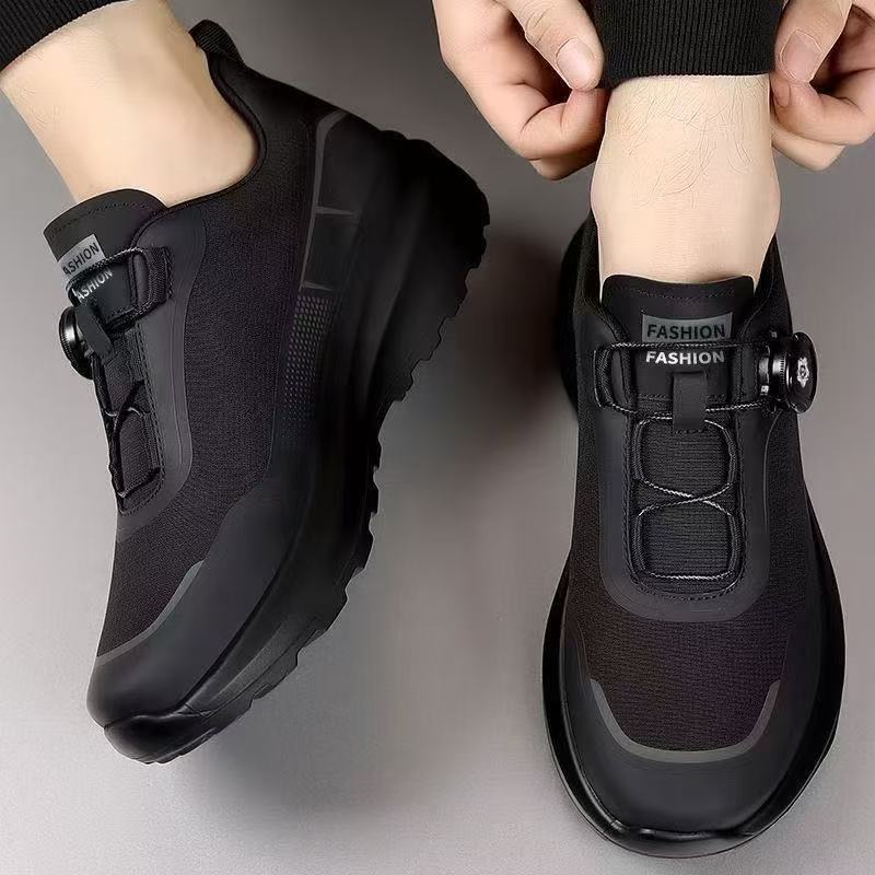 Herren Moderner atmungsaktiver Strick-Sneaker mit BOA-Drehverschluss und dämpfender Laufsohle Echoarhiv