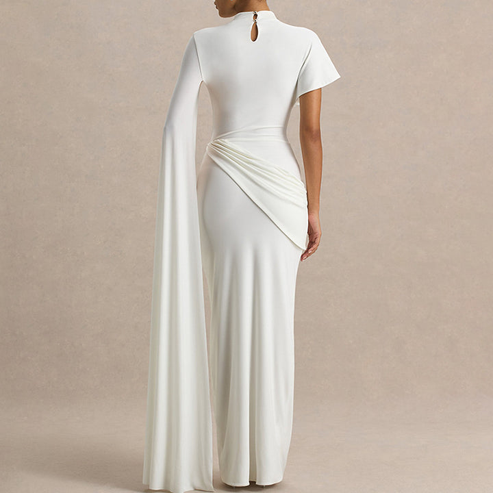 Damen Elegantes Kleid mit einzigartigem Drapierungsdesign Echo Archiv