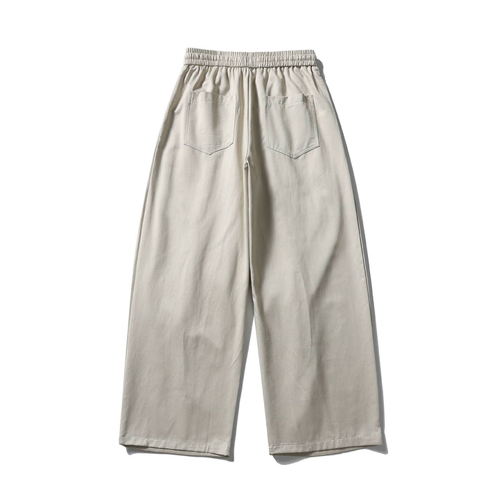 Damen Weite Culotte-Hose mit hohem elastischem Bund und Kordelzug Echoarchiv