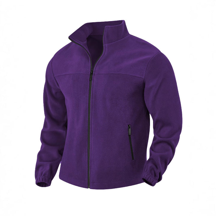 Herren Fleecejacke mit hohem Kragen Echoarchiv