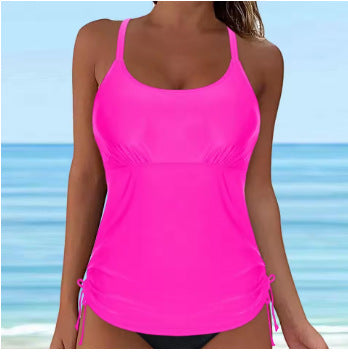 Damen lässiges Tankini-Oberteil mit Schnürung Echo Archiv